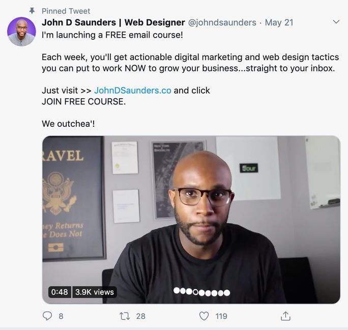 John D Saunders tweet John D Saunders tweet