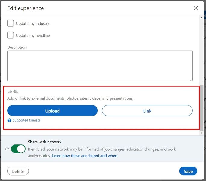 Add media files to your profile Add media files to your profile