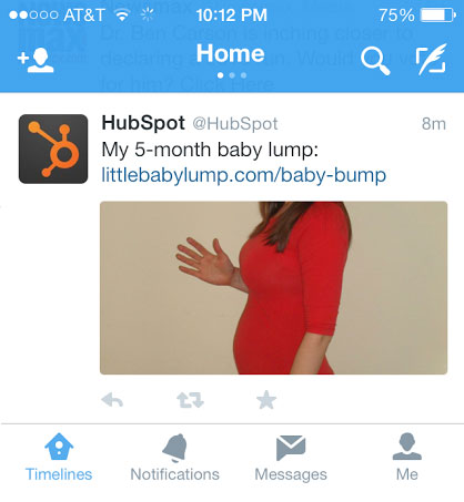 Baby lump error tweet Baby lump error tweet