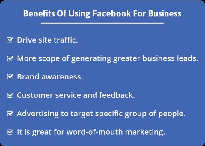 Facebook benefits for business Facebook benefits for business