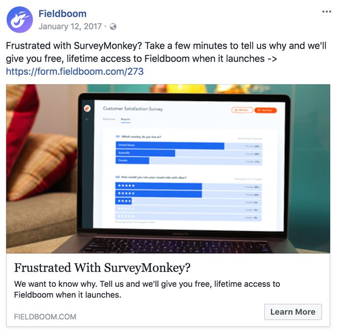 Look for target audience Look for target audience