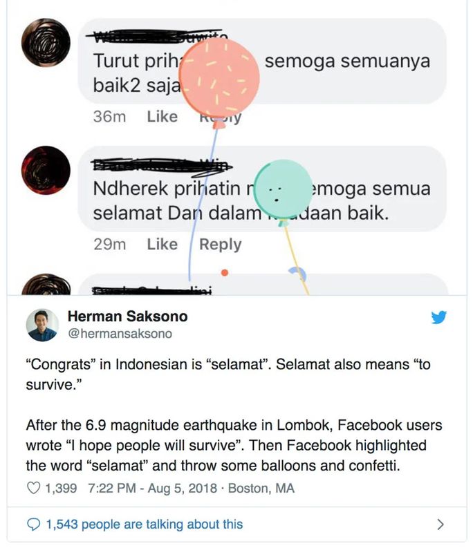 Use simple language to avoid translation errors Facebook strategy - Focus on simple language