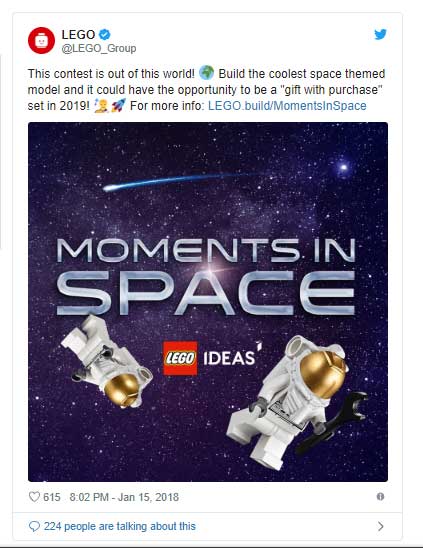 Lego Moments In Space - Social Media Post Lego Moments In Space - Social Media Post