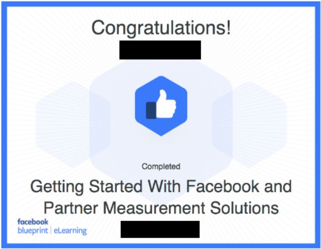 Facebook Blueprint Certification Facebook Blueprint Certification