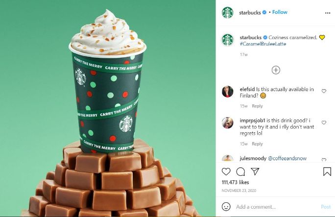 Starbucks follows Starbucks follows