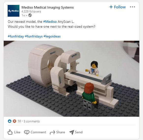 Mediso uses Lego Mediso uses Lego