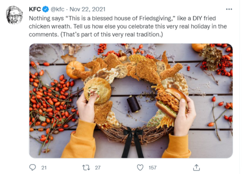 KFC manages KFC manages