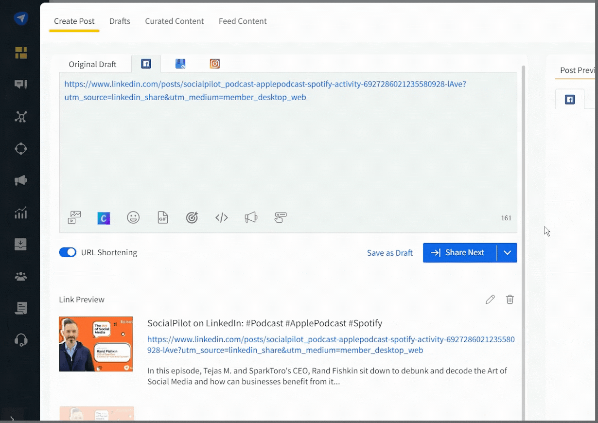 Scheduling Experience on SocialPilot Scheduling Experience on SocialPilot
