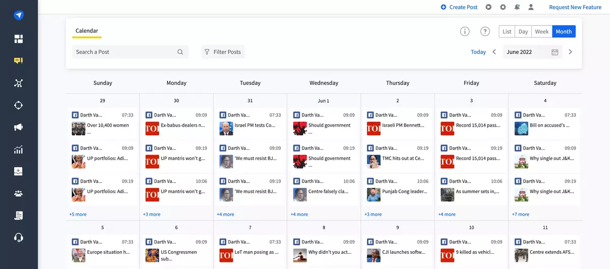 Social media calander social media calander