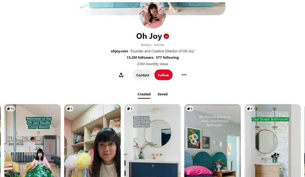 Pinterest feed of Oh Joy Pinterest feed of Oh Joy