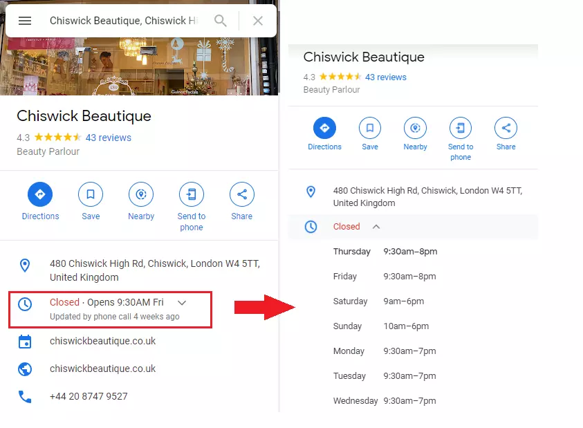 Specify Your Hours of Operation Specify Your Hours of Operation