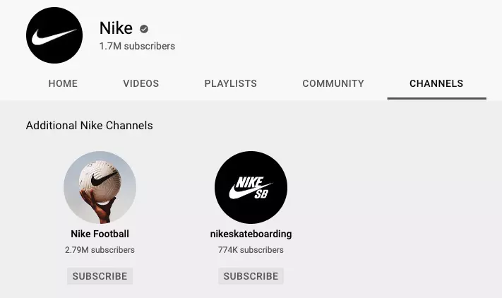 Nike on YouTube Nike on YouTube