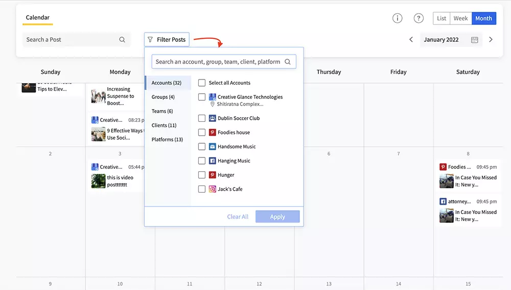 SocialPilot editorial calendar SocialPilot editorial calendar