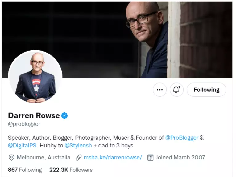 Update your bio Update your bio