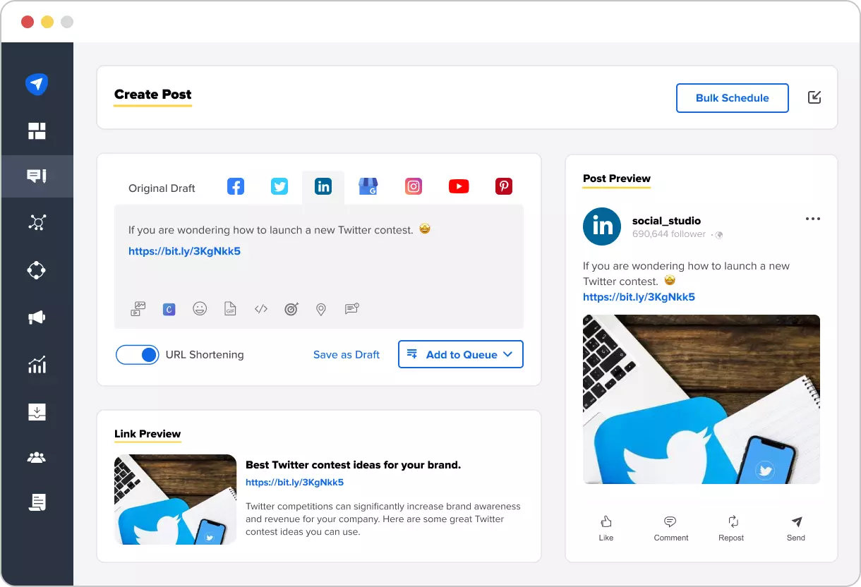 SocialPilot’s LinkedIn Scheduler SocialPilot’s LinkedIn Scheduler