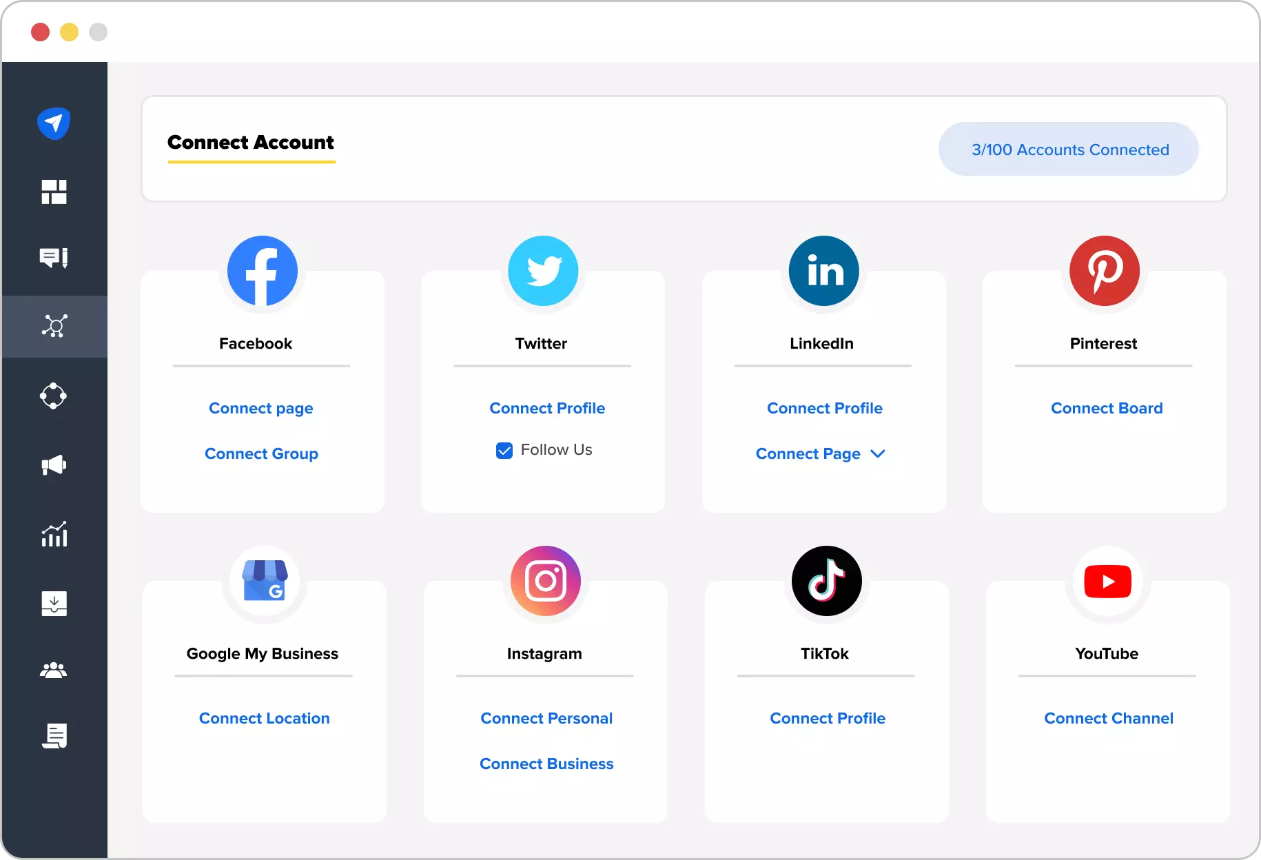 Connect your account Connect your account