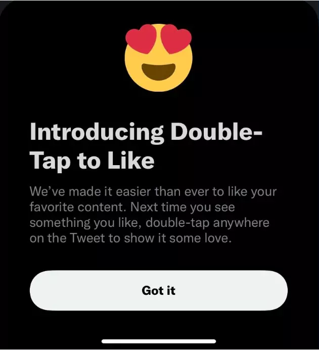 Double tap Double tap