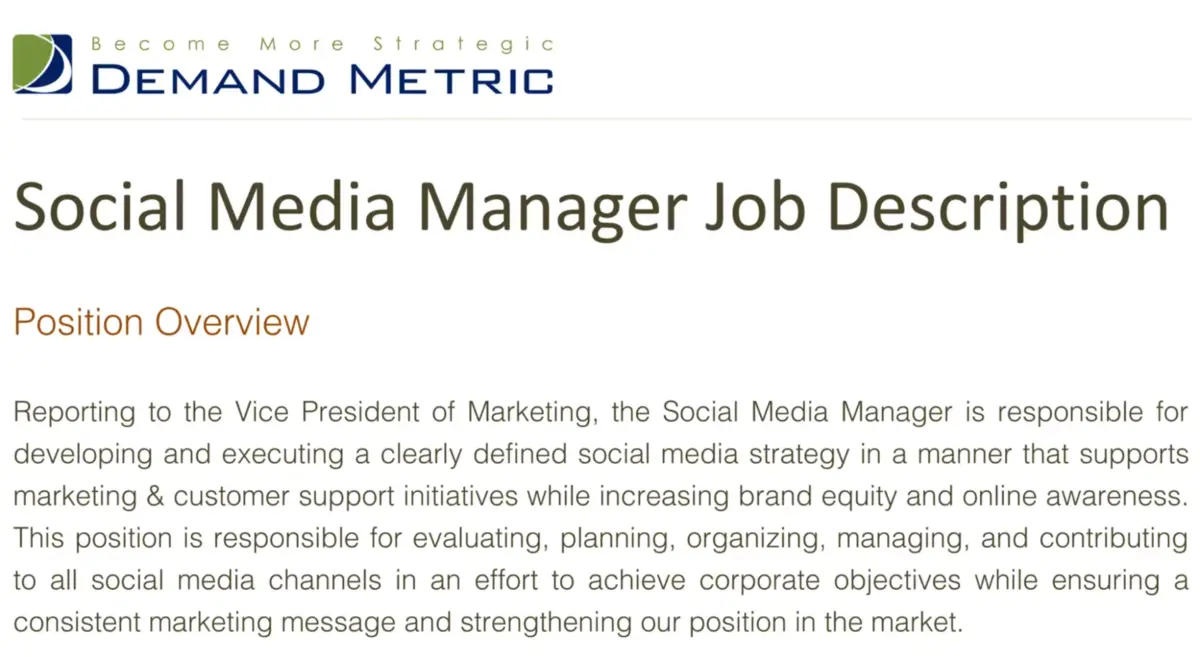 demand metric demand metric