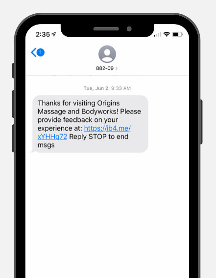 clients via text messages clients via text messages