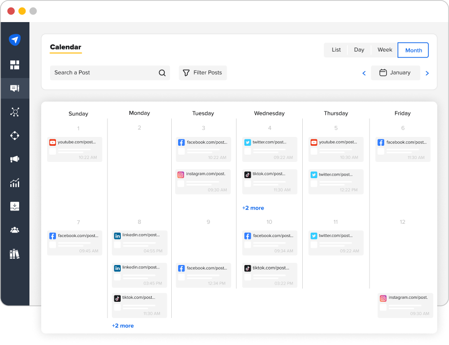SocialPilot Calendar SocialPilot Calendar