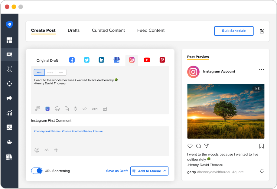 SocialPilot’s Instagram scheduling SocialPilot’s Instagram scheduling