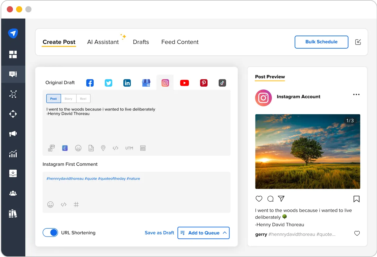 SocialPilot’s Instagram scheduler SocialPilot’s Instagram scheduler