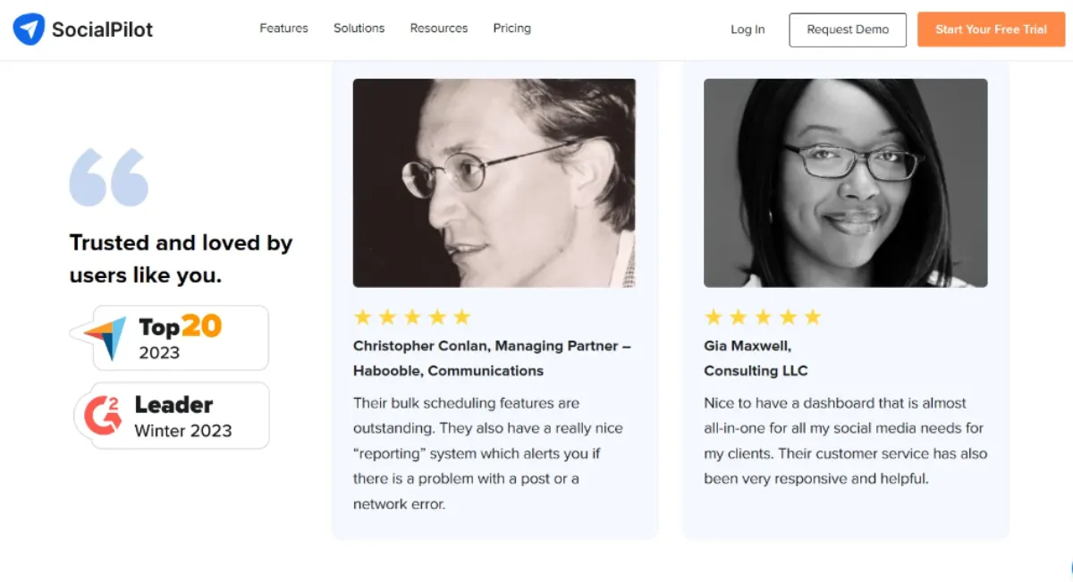 Testimonials Testimonials