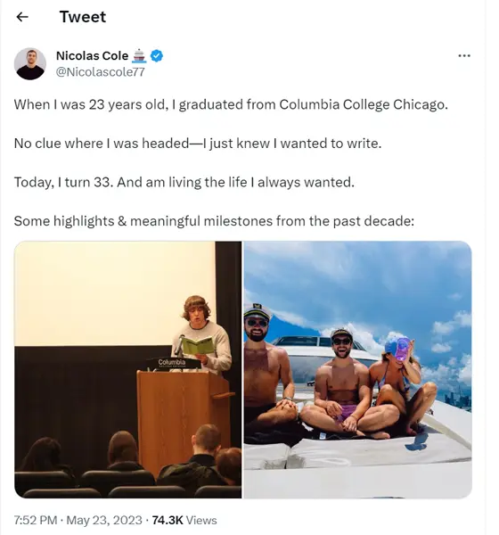 Nicholas Cole Nicholas Cole