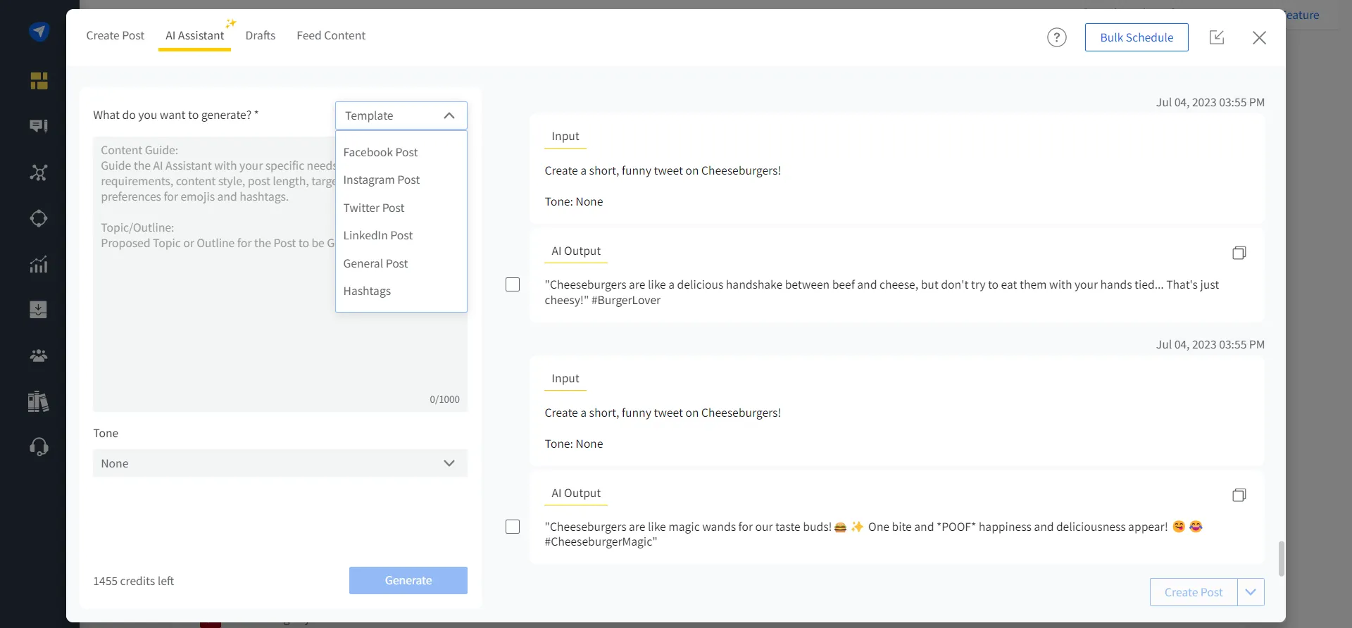 AI Assistant feature AI Assistant feature