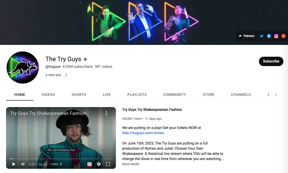 The Try Guys The Try Guys