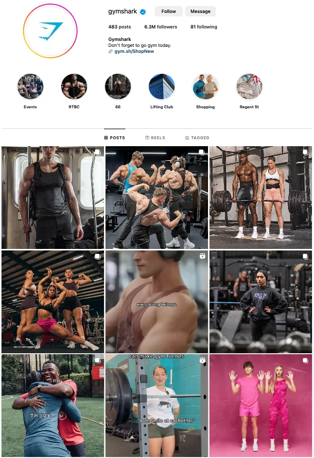 gymshark gymshark