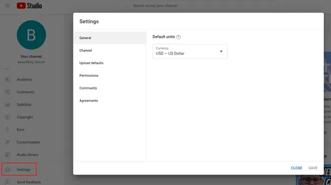 Update YouTube Channel Settings Update YouTube Channel Settings