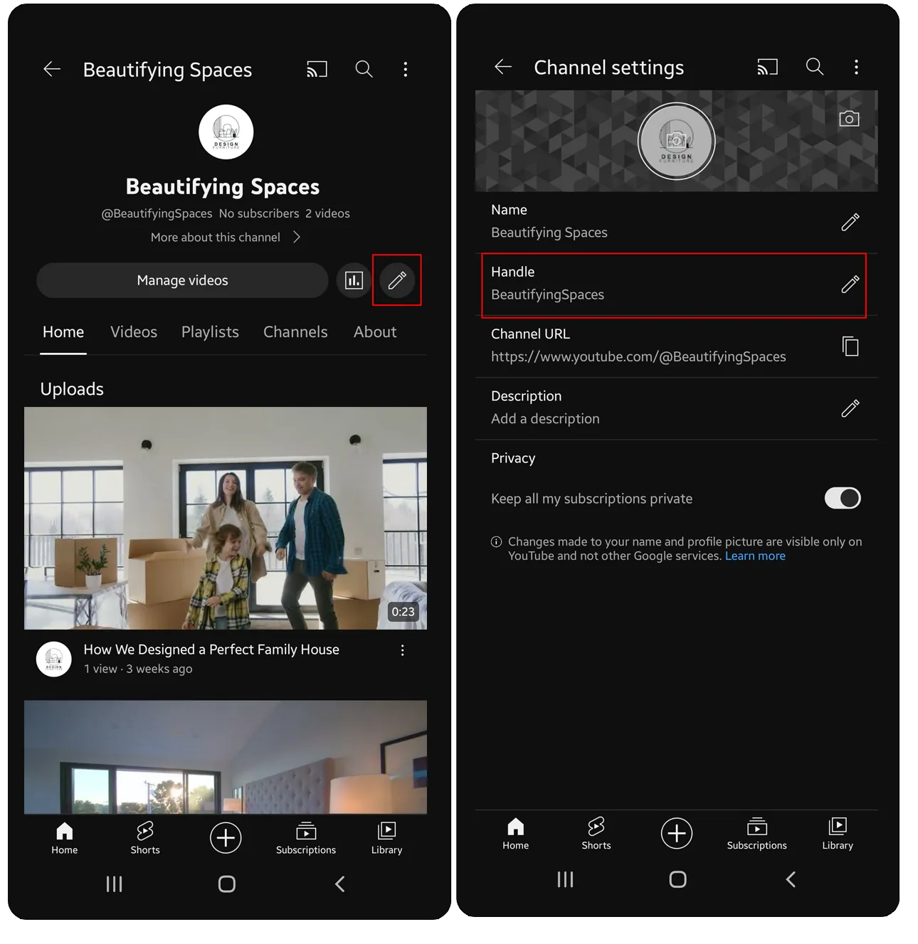 Manage videos Manage videos
