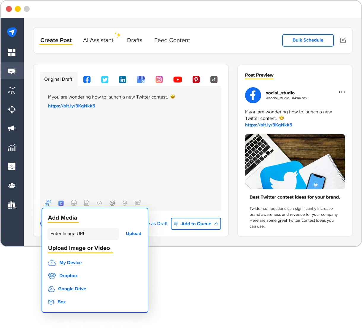Cloud Storage Directly to SocialPilot Cloud Storage Directly to SocialPilot