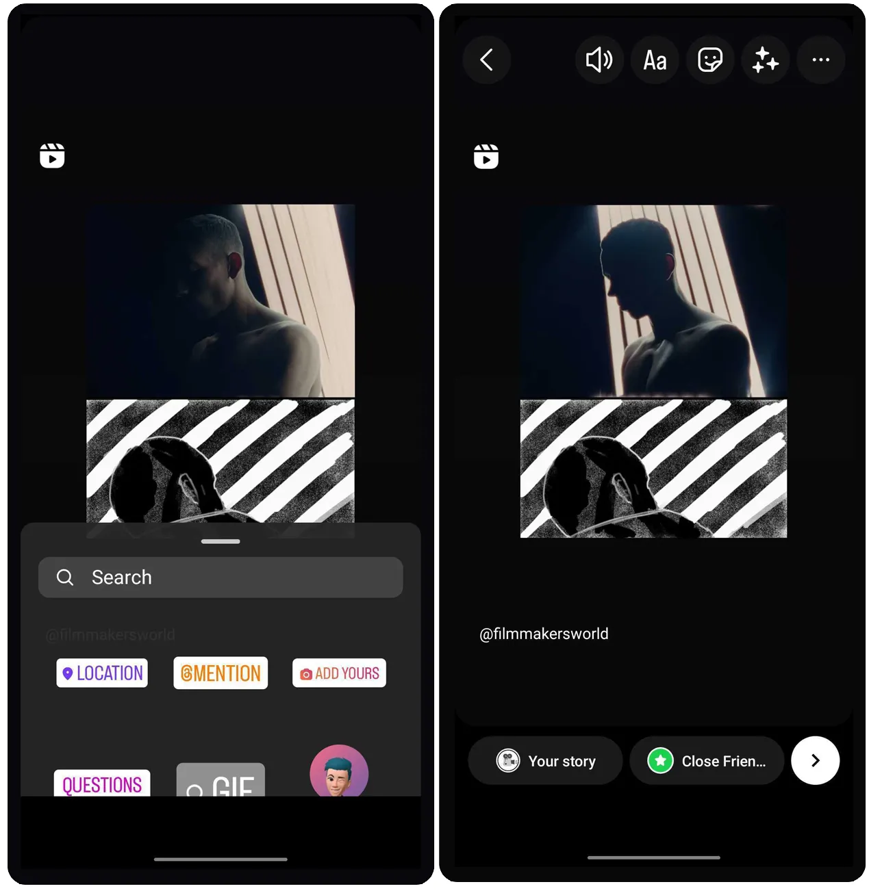 how to repost instagram feed post to story step 2 how to repost instagram feed post to story step 2