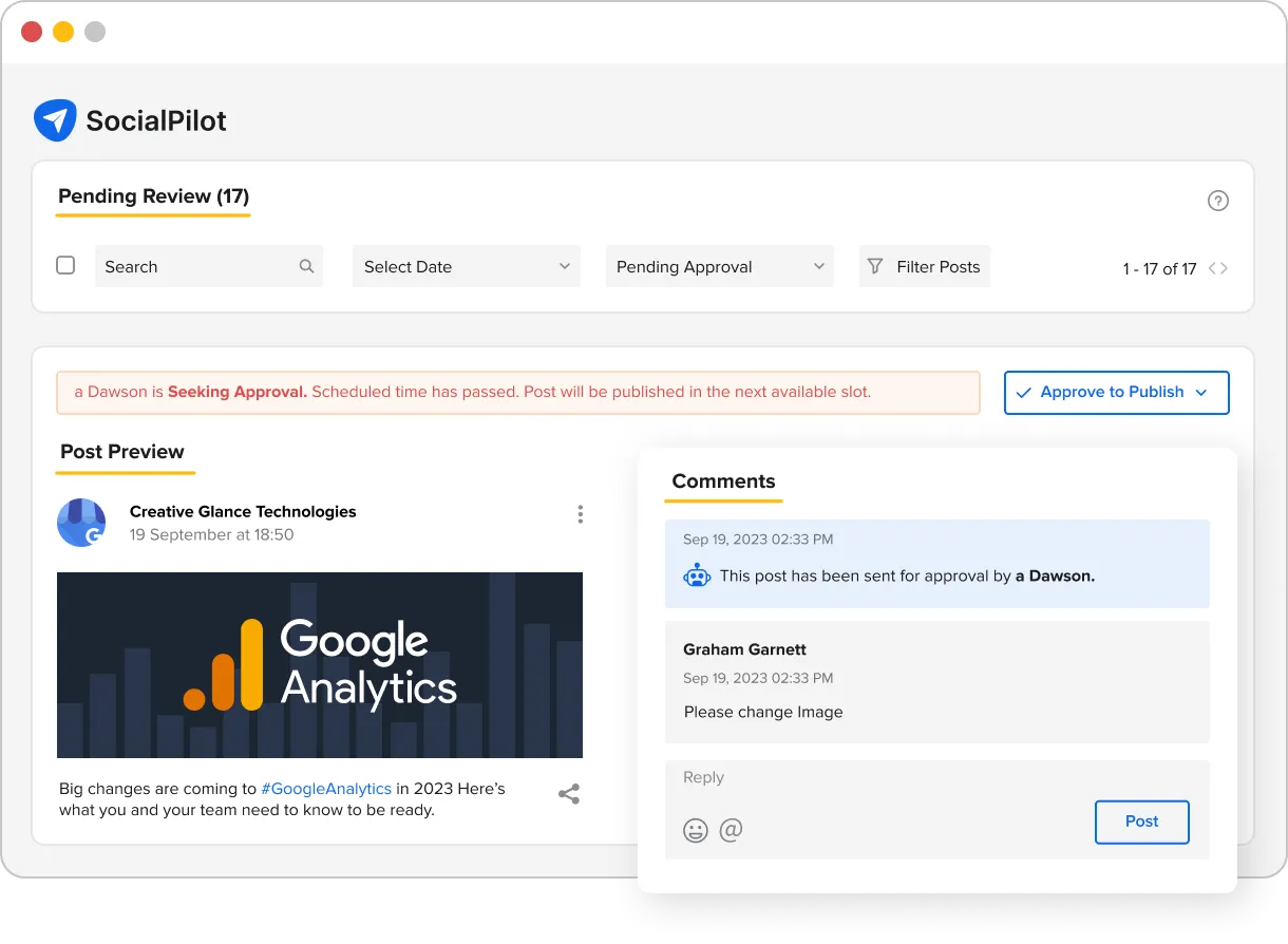 Social Media Approval SocialPilot Social Media Approval SocialPilot