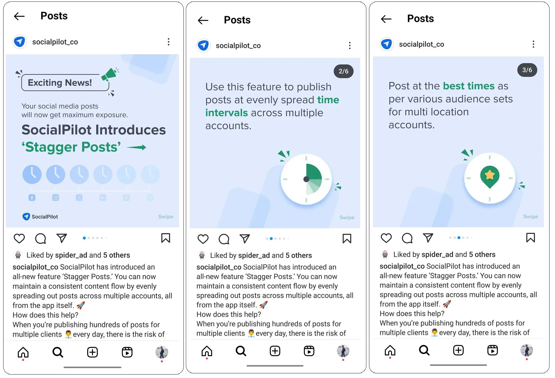 Carousel posts Carousel posts