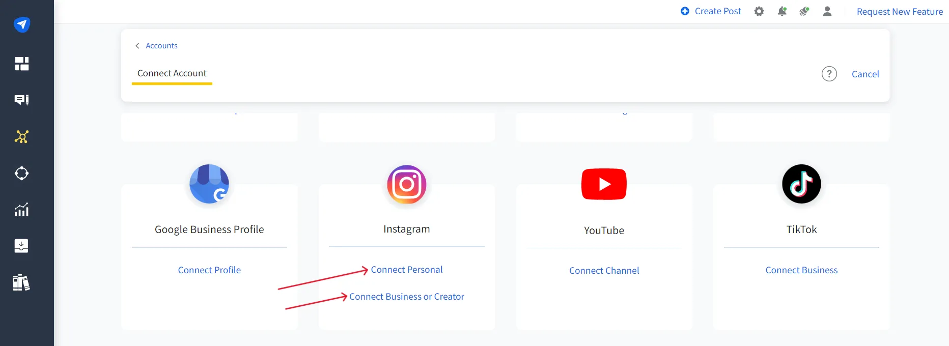 profile you want to connect profile you want to connect