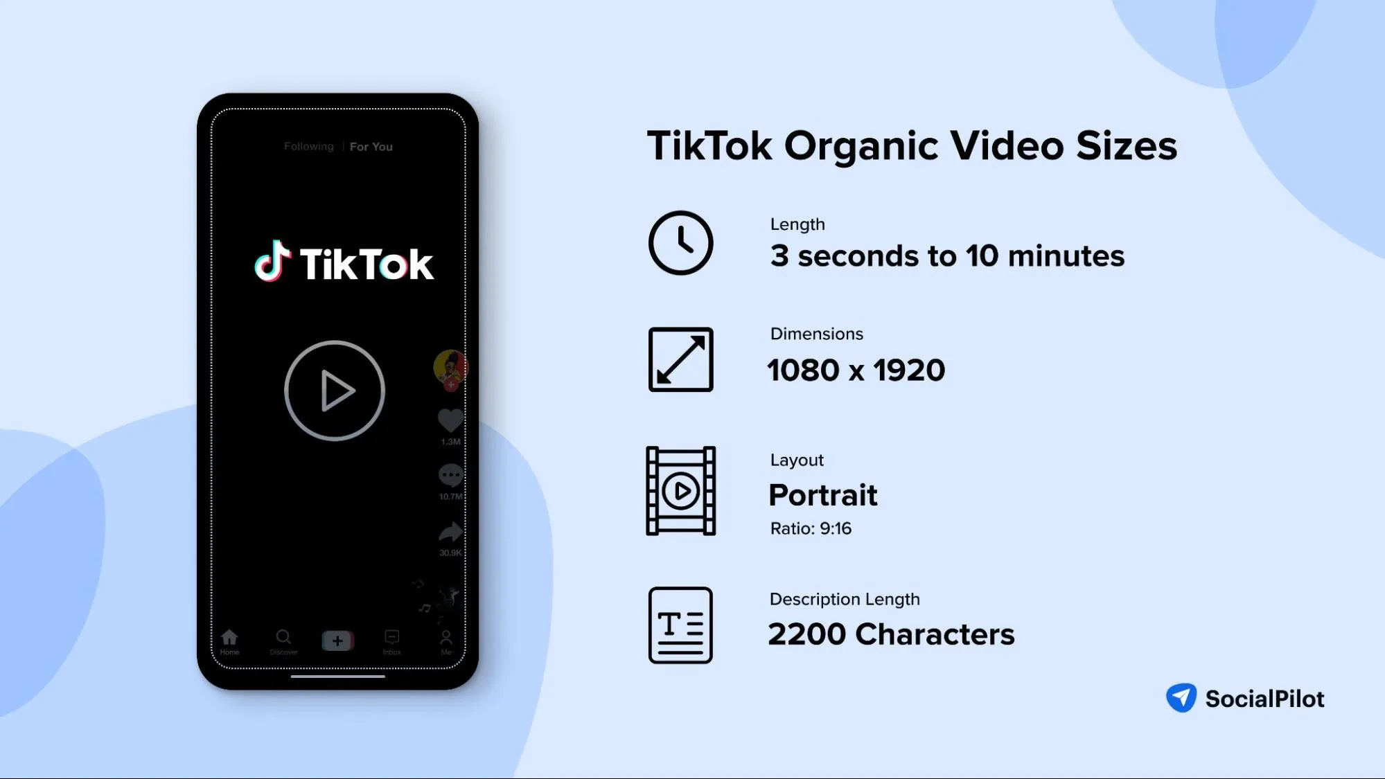 TikTok Organic Video Size TikTok Organic Video Size