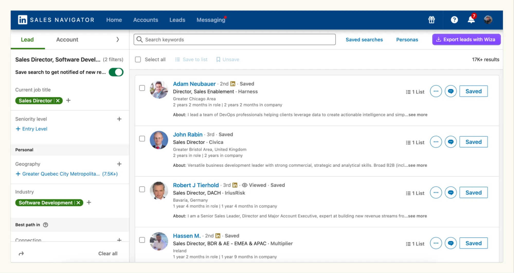 LinkedIn Sales Navigator LinkedIn Sales Navigator