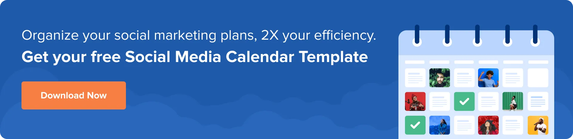 social media calendar template