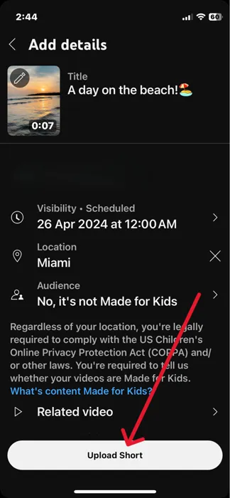 Upload Video Upload Video