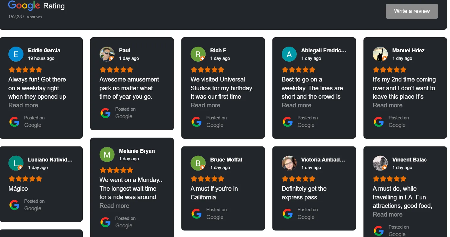 Add a Google review widget on the website Add a Google review widget on the website