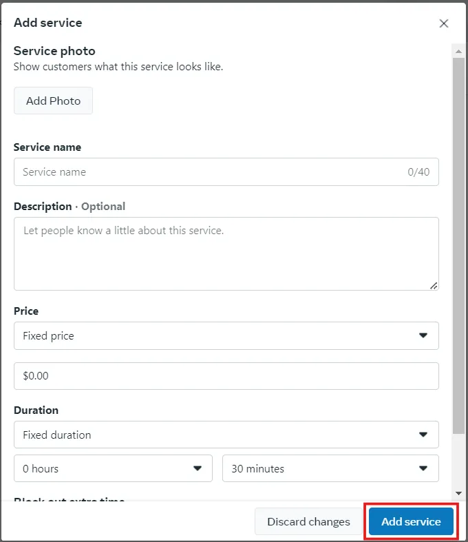 Add information to your services Add information to your services