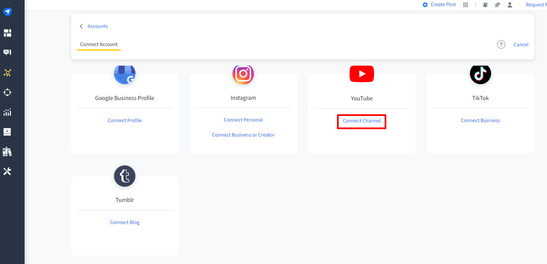 Connect Your Youtube Channel Connect Your Youtube Channel