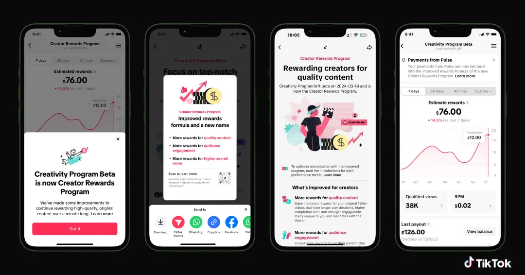 TikTok says original creators TikTok says original creators
