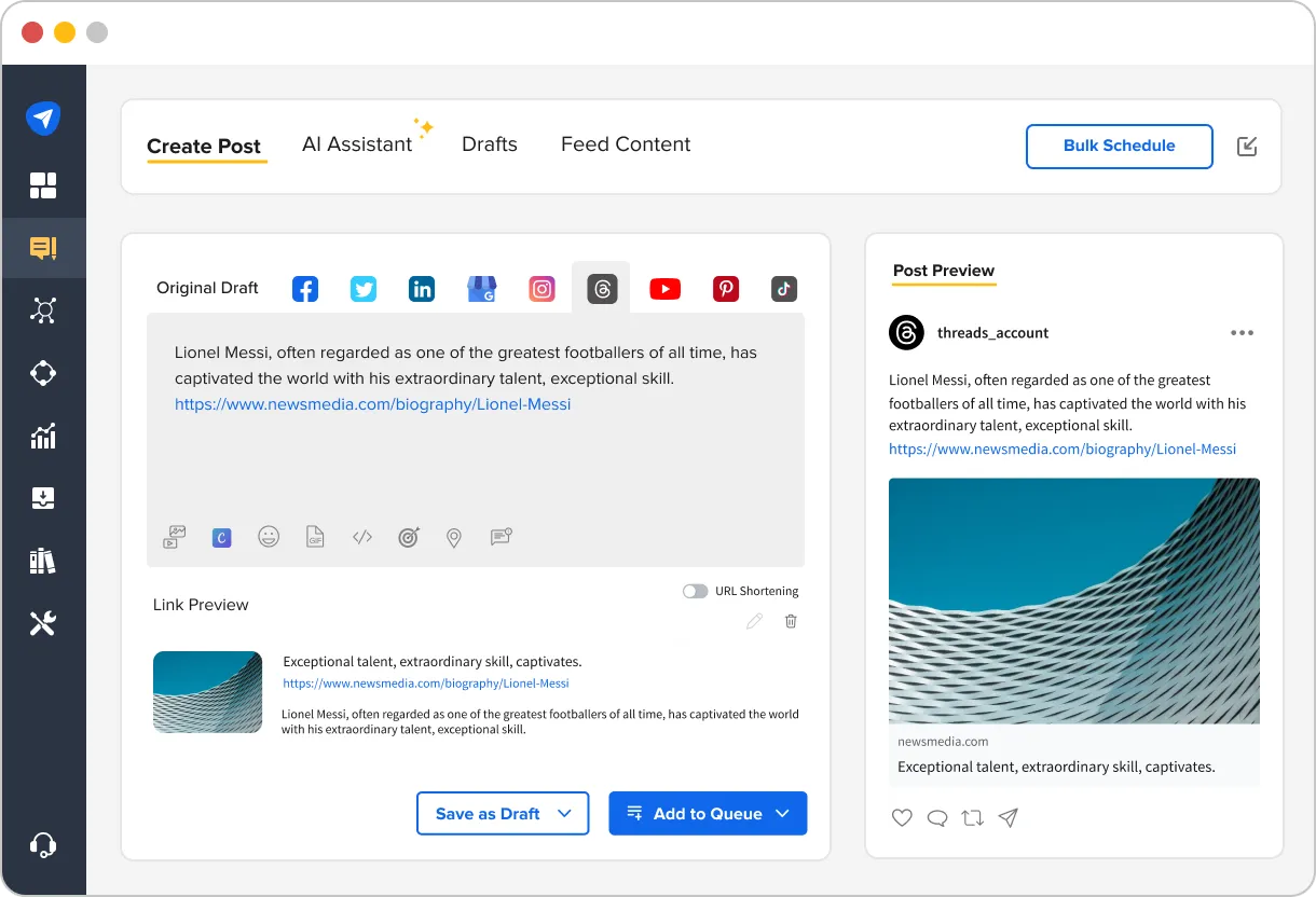 Scheduling and Publishing on Threads Scheduling and Publishing on Threads