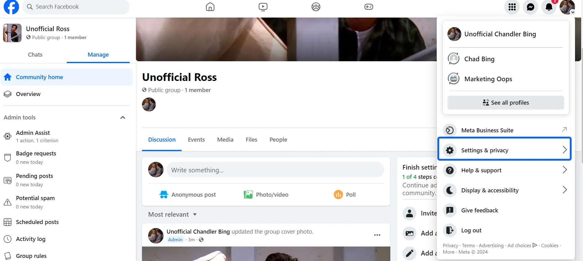 Settings & Privacy Settings & Privacy