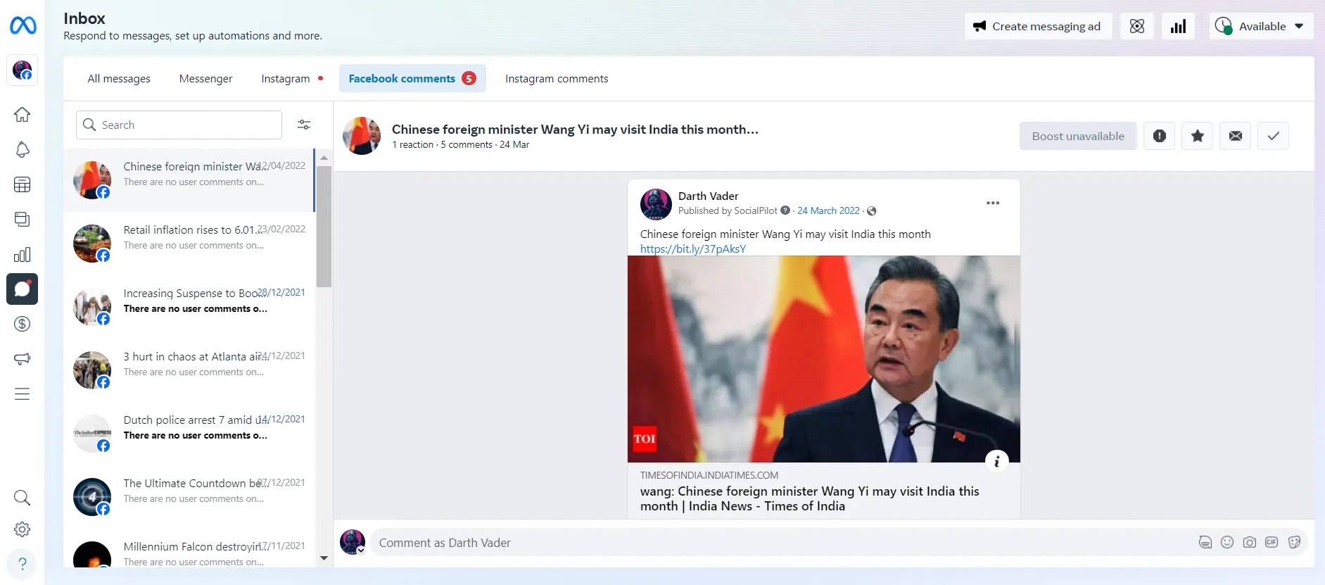 Manage Communication with Inbox Manage Communication with Inbox