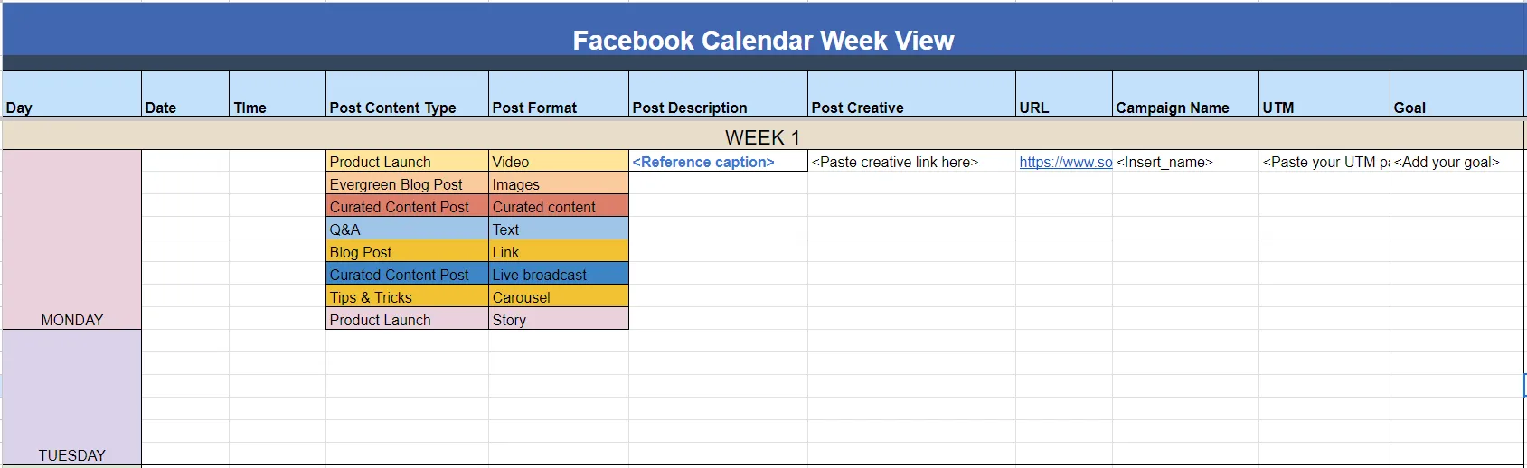 Facebook calendar Facebook calendar